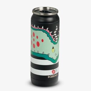 Igloo Beetlejuice Movie 16 oz Tumbler Cooler Stainless Steel Can NWT
